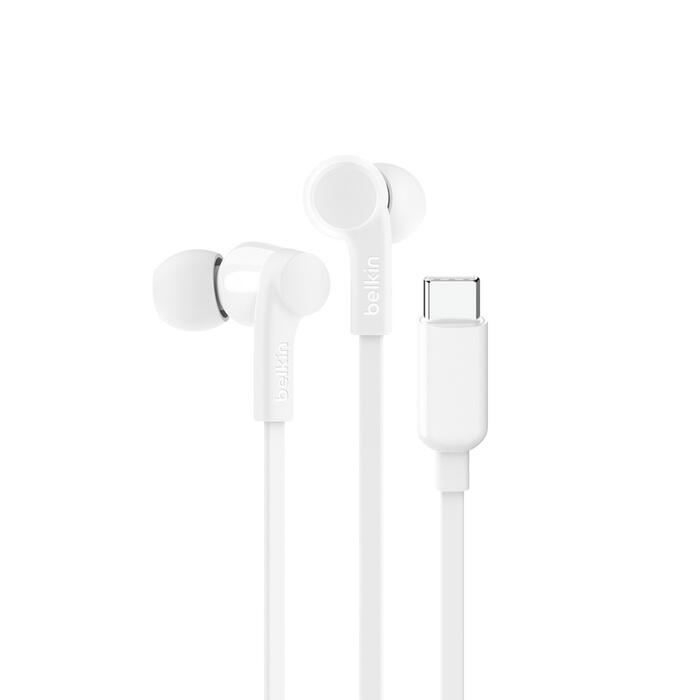 Belkin SoundForm USB-C In-Ear-Kopfhörer, weiß Belkin SoundForm USB-C In-Ear-Kopfhörer, weiß